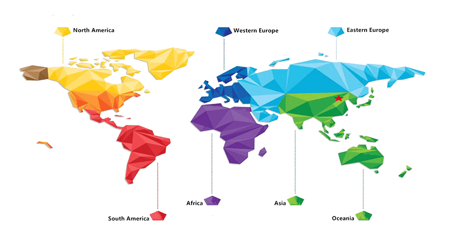 have the biggest market share in China and export to over 50 countries